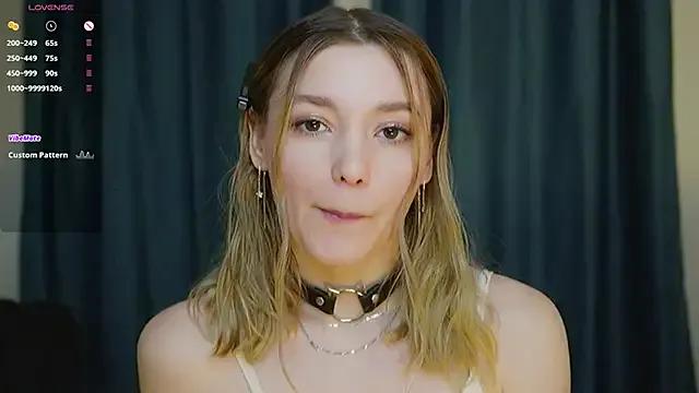 StarryMary — lick my braces close to cam